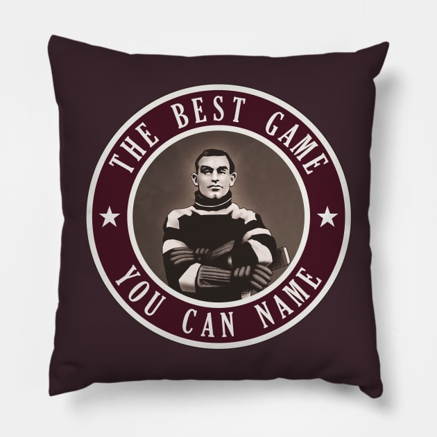 Hockey Great Fred 'Cyclone' Taylor Pillow by ranxerox79