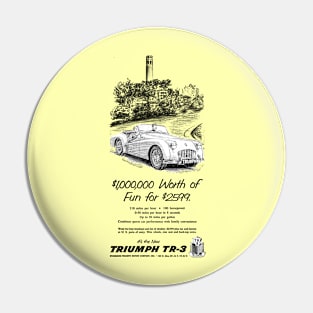 TRIUMPH TR3 - advert Pin