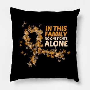 Appendix Support In This Family No One Fight Alone Pillow