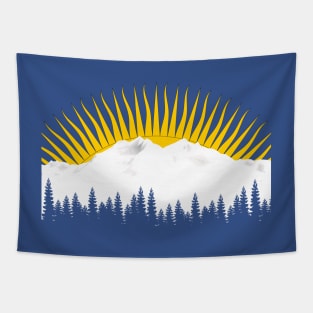 Snowboard British Columbia Tapestry