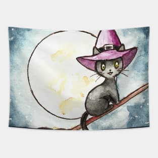 WitchCat Tapestry