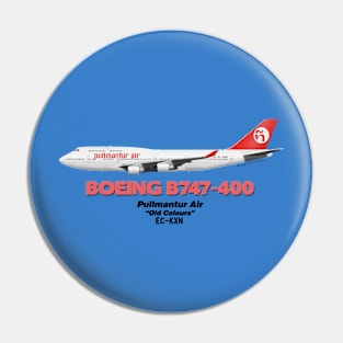 Boeing B747-400 - Pullmantur Air "Old Colours" Pin