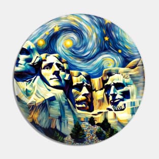 Mount Rushmore Starry Night - Beautiful Iconic Places Pin