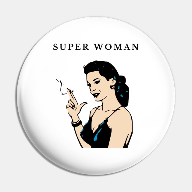 Super woman Pin by KOTB