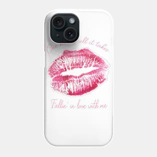 Pink Lipstick Kiss Phone Case