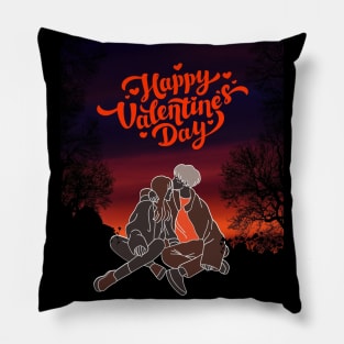 Happy valentines day Pillow