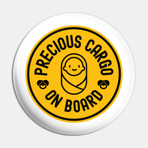 Baby On Board Precious Cargo Bumper Pin by FTF DESIGNS