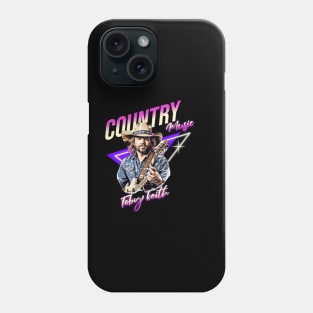 toby //retro vector neon Phone Case