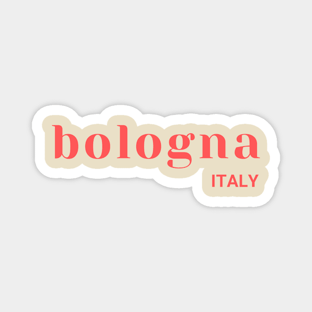 Bologna Italy Magnet by yourstruly