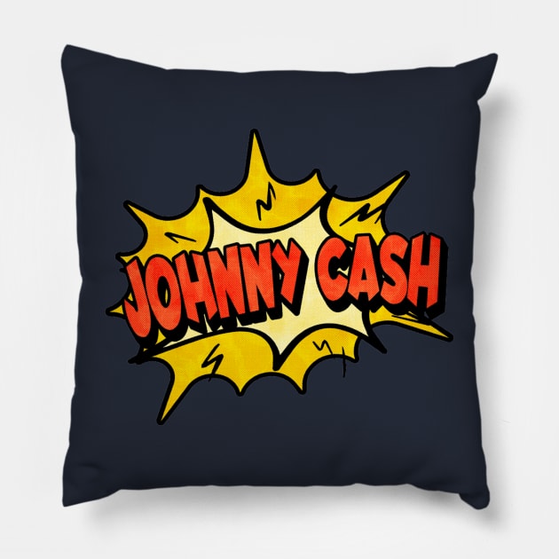 Cash Vintage Pillow by Elaia Loelya Art