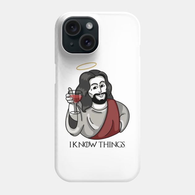 Jesus Knows Everything Phone Case by MugyBlinders