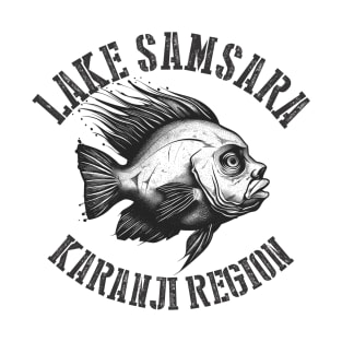 Lake Samsara Naranji Region Face Fish T-Shirt