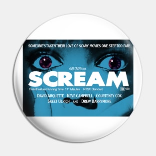 Scream VHS Pin