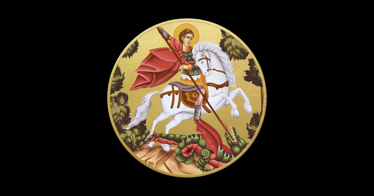 St George and the Dragon England Catholic Saints Pray - St George ...