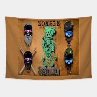 Zombie Squad Luck of the Dead Tapestry Tapestry