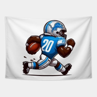 Lions Football Tapestry