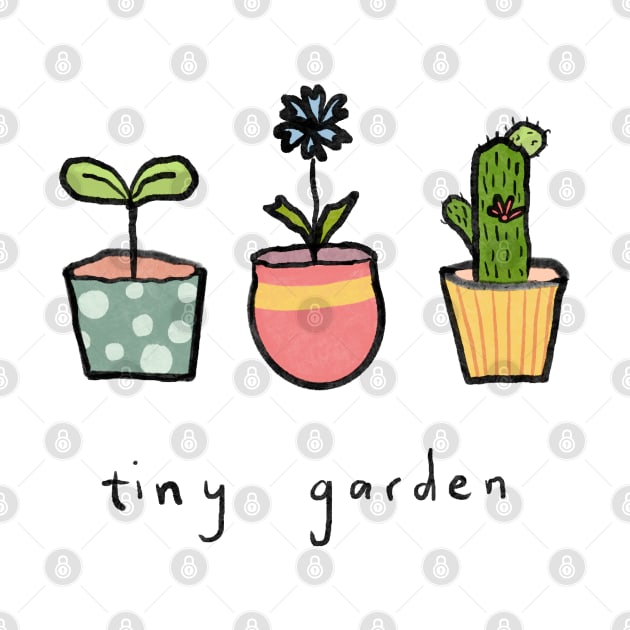 Tiny potted plants by Chigurena