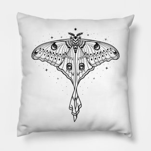 Starrry Luna Moth - Actias Luna Pillow