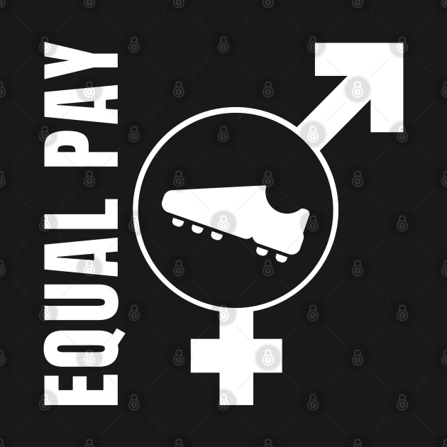 Disover Equal Pay For Equal Play, USA Soccer Team, Women's Soccer - Womens Soccer - T-Shirt