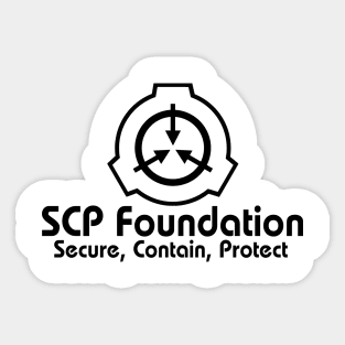 scp Foundation Shirts Sticker for Sale by Yu-u-Ta