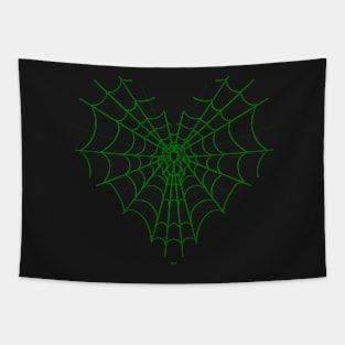 Spider Web Heart V22 Tapestry