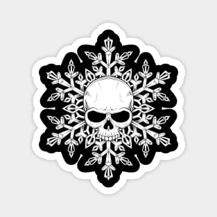 Frozen Skullflake Magnet