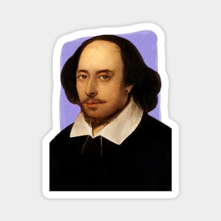 English Playwright William Shakespeare illustration Magnet