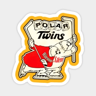 Defunct Winston Salem Polar Twins Hockey Team Magnet