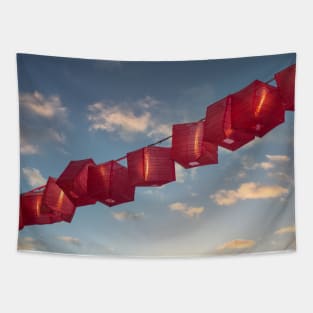 Chinese Lanterns Tapestry