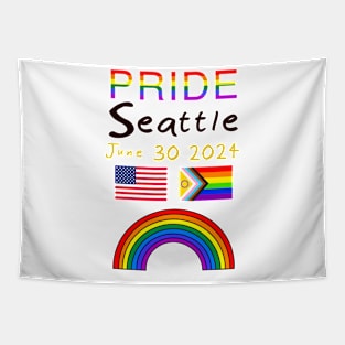 Pride Seattle USA 2024 Tapestry