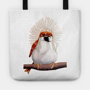 Native American Sparrow Bird Tote