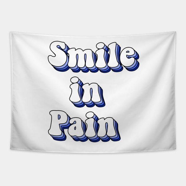 smile in pain Tapestry by ramith-concept