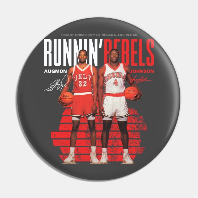 Stacey Augmon and Larry Johnson UNLV Pin by Juantamad