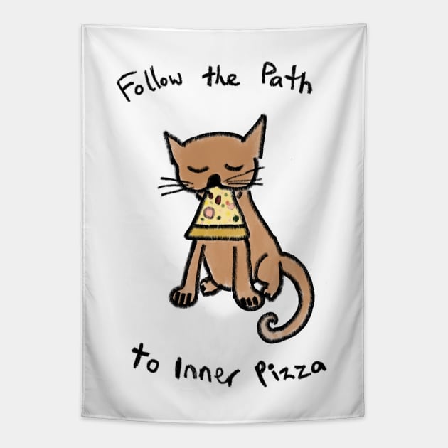 Follow the Path to Inner Pizza Tapestry by wanungara