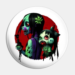 Zombie parents and children Pin