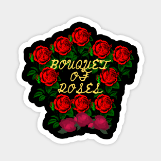 bouquet of roses Magnet