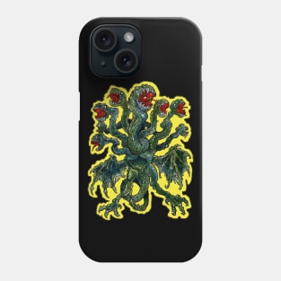 Zombie Hydra Flaming Glow Design Phone Case