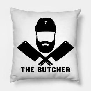 Anaheim Ducks Radko Gudas The Butcher Black Font Pillow