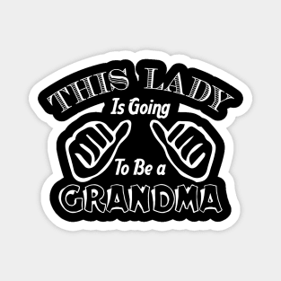 Vintage To be a grandma Magnet