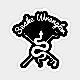 Snake Wrangler Logo Magnet