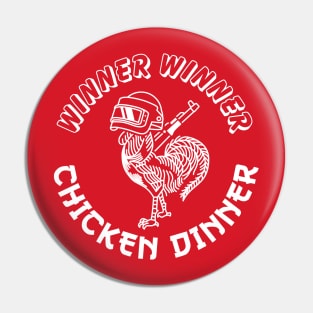 PUBG Sriracha Sauce Chicken Dinner Pin