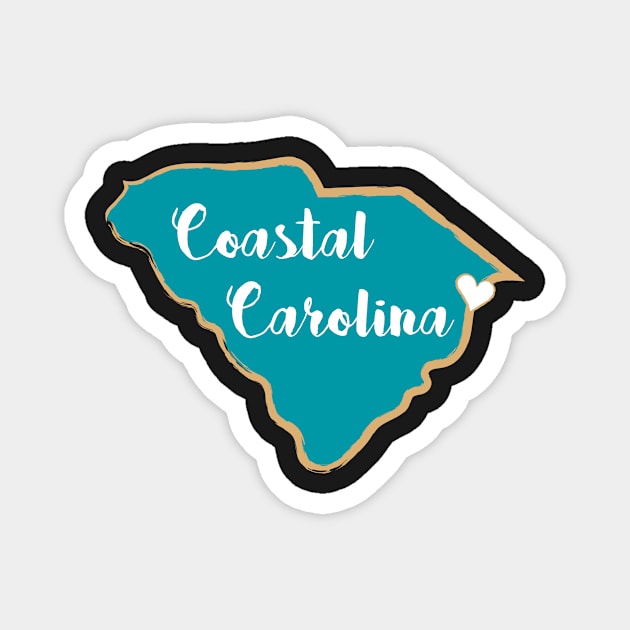 Coastal Carolina Magnet by LFariaDesign