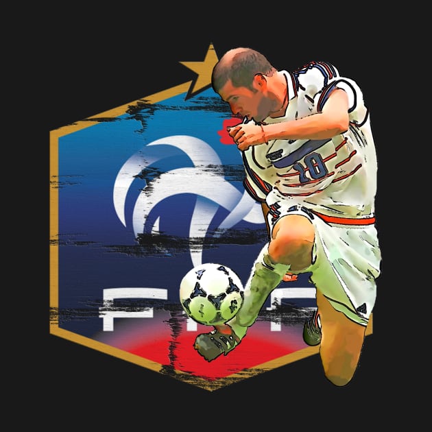 zinedine zidane by jeannete