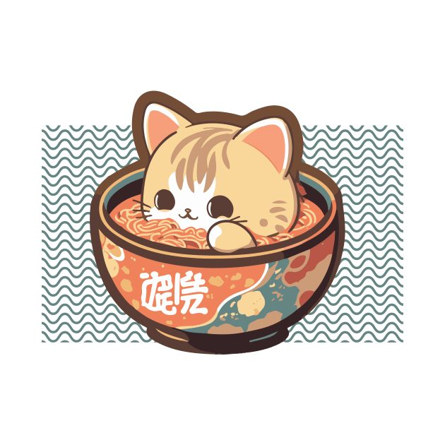 Cat Noodle Soup by NeonOverdrive