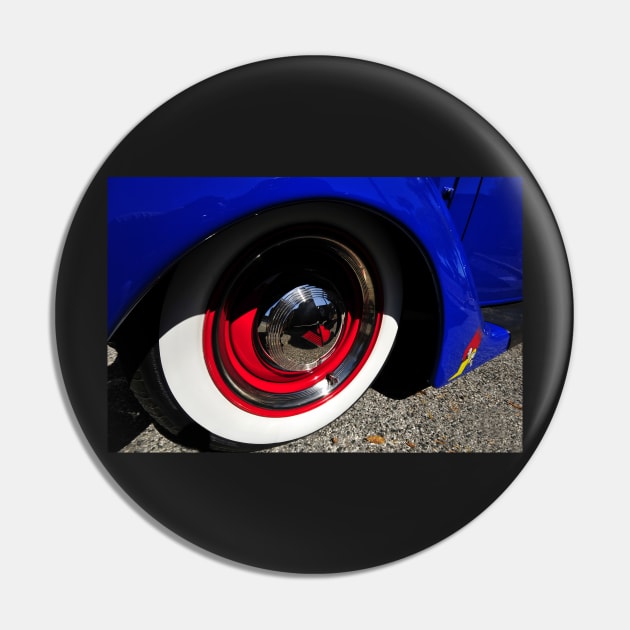 Classic car wheel Pin by dltphoto