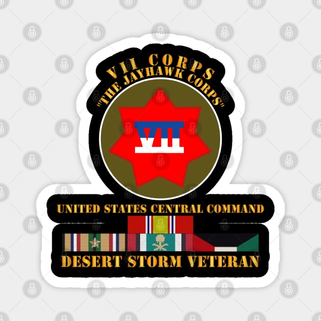 VII Corps - US Central Command - Desert Storm Veteran Magnet by twix123844