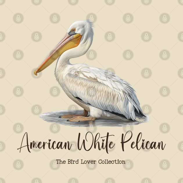 American White Pelican - The Bird Lover Collection by goodoldvintage