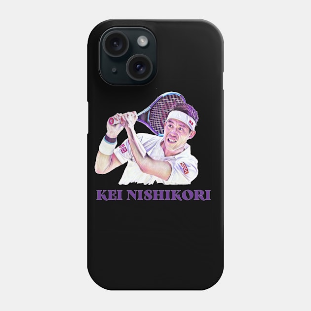 kei nishikori Phone Case by BorodinaAlen