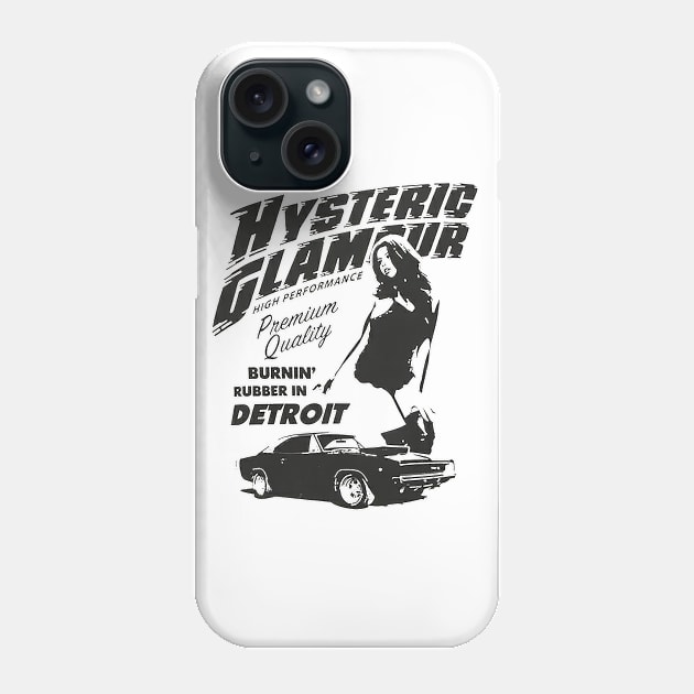 Hysteric Glamour - Burnin' rubber in Detroit Phone Case by CosmicAngerDesign