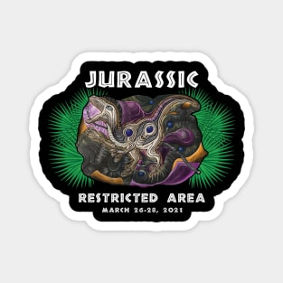 Jurassic Restricted Area Magnet